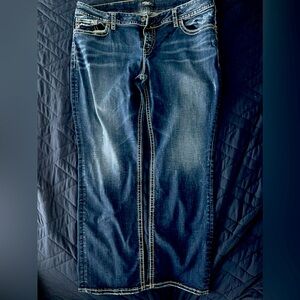 Silver Suki Mid Straight Jeans